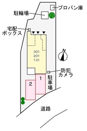 サンリット松葉の物件外観写真